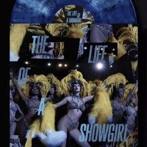 Taylor Swift The Life of a Showgirl: Lakeside Beach Blue Sparkle Vinyl LP